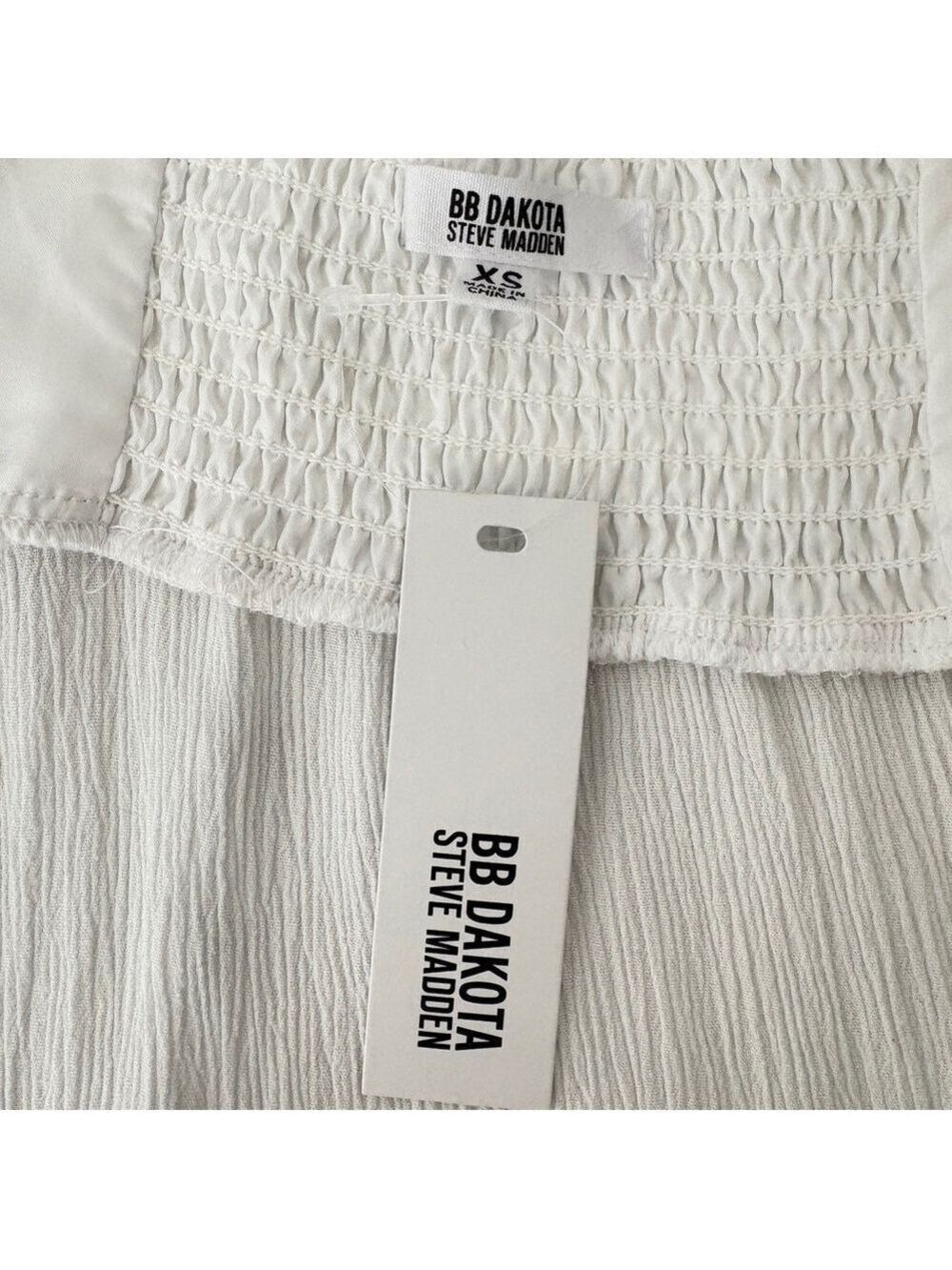BB Dakota By Steve Madden Babydoll Maxi Dress Flutter Sleeve Tiered Women’s XS - Picture 7 of 12